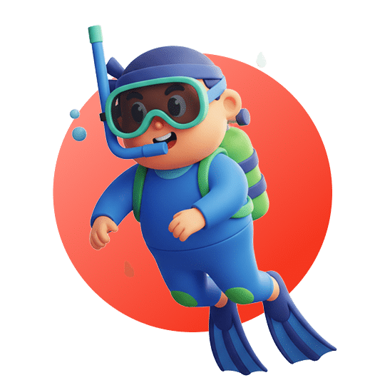 Eksplorasi menyelam didukung Gadget Olahraga Original