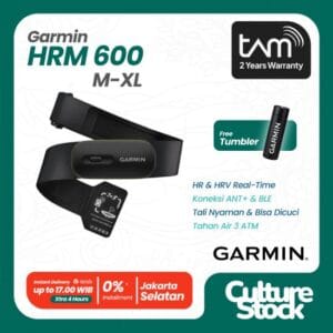 Garmin HRM 600, Monitor Denyut Jantung Premium untuk Atlet Performa Akurat Data Real-Time & 5 ATM Water Rating Garansi 2 Tahun